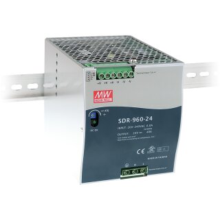 Meanwell SDR-960-24 Hutschienen-Schaltnetzteil 24V / 40A