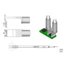 JBC C420-274 Lötspitze 6,0 mm Dual In-Line gerade