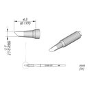 JBC C105-127 Soldering Tip   1.0 mm Conical Bevel