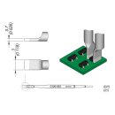 JBC C120-003 Desoldering Tip 3.0 mm Dual In-Line Straight