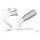 JBC C130-418 Soldering Tip 3.2 x 1.5 mm Chisel Bent