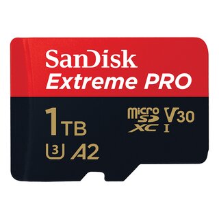 SanDisk SDSQXCD-1T00-GN6MA Extreme Pro microSD Card 1 TB (200 MB/s)
