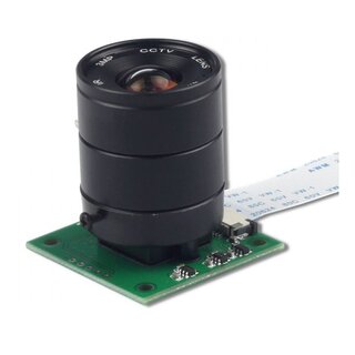 Arducam B0032 OV5647 Camera Board with CS mount Lens fully compatible with Raspberry Pi 4/3B+/3 Camera