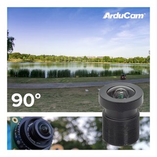 Arducam B0234 90 Degree M12 Lens Bundle for Raspberry Pi HQ Camera
