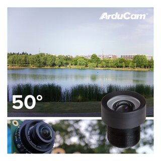 Arducam B0236 50 Degree M12 Lens Bundle for Raspberry Pi HQ Camera