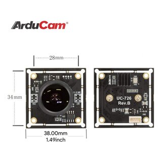Arducam B0268 16MP Wide Angle USB Camera