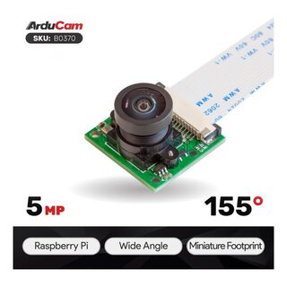 Arducam B0370 MINI OV5647 Wide angle camera module for Raspberry Pi 4/3/3 B+