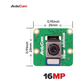 Arducam B0388 16MP Autofocus Quad-Camera Kit for Raspberry Pi