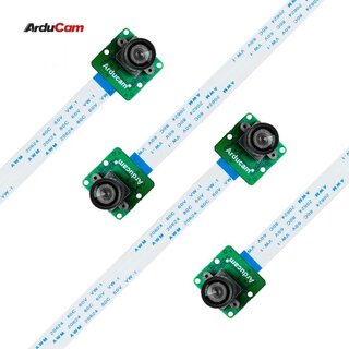 Arducam B0397 12MP*4 Quadrascopic Camera Bundle Kit for Raspberry Pi