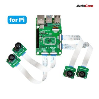 Arducam B0397 12MP*4 Quadrascopic Camera Bundle Kit for Raspberry Pi