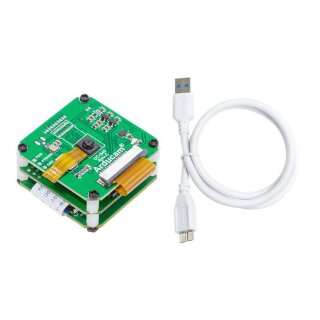 Arducam EK028 OV7251 0.3MP Global Shutter NoIR USB Camera Evaluation Kit - 1/7.5-inch Monochrome Camera Module with USB3.0 Camera Shield Plus