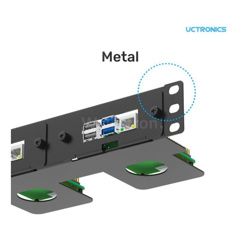 UCTRONICS U6195 Front Removable Raspberry Pi 1U Rack Mount, 71.90 &eu