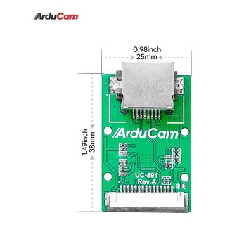 Arducam U6248 Cable Extension Kit for Raspberry Pi Camera