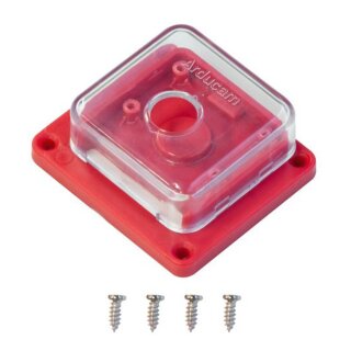 Arducam U6251 Acrylic Camera Enclosure Case for Raspberry Pi V1/V2/ and 16MP/64MP-Red