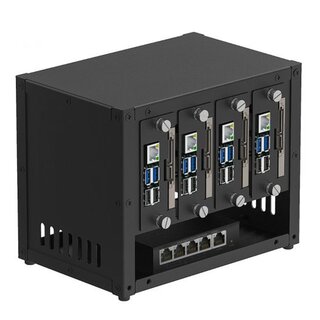 UCTRONICS U6260 Upgraded Complete Enclosure for Raspberry Pi Cluster