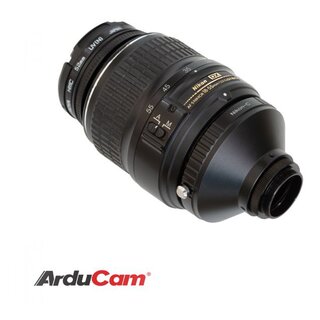 Arducam UB0218 Lens Mount Adapter for Nikon F-Mount Lens to C-Mount Raspberry Pi HQ Camera