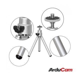 Arducam UB0224 Lightweight Adjustable Mini Tripod Stand with Rotation Ball for Raspberry Pi High Quality Camera