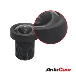 Arducam LN056 140 Degree Ultra Wide Angle 1/2.3? M12 Lens with Lens Adapter for Raspberry Pi High Quality Camera