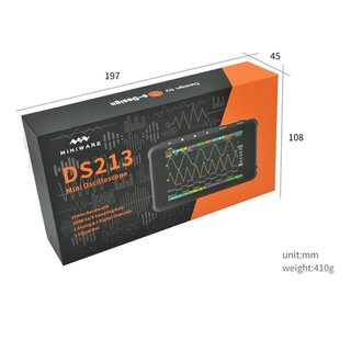 Miniware DS213 Portable Mini Oscilloscope