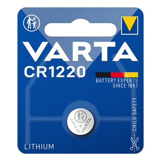 Varta CR1220 Lithium Coin Cell 3V, 35mAh
