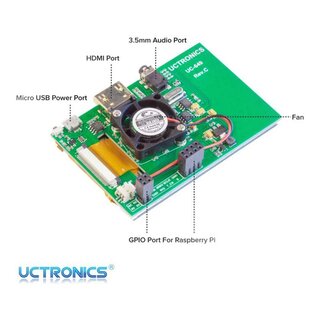 UCTRONICS B010601 UCTRONICS 3.5 Inch Touch Screen for Raspberry Pi 4