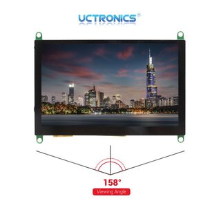 UCTRONICS U610301 5 Inch Touchscreen for Raspberry Pi with Prop Stand