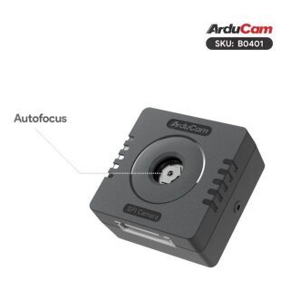 Arducam B0401 Mega 5MP SPI Camera Module with Autofocus Lens for Any Microcontroller