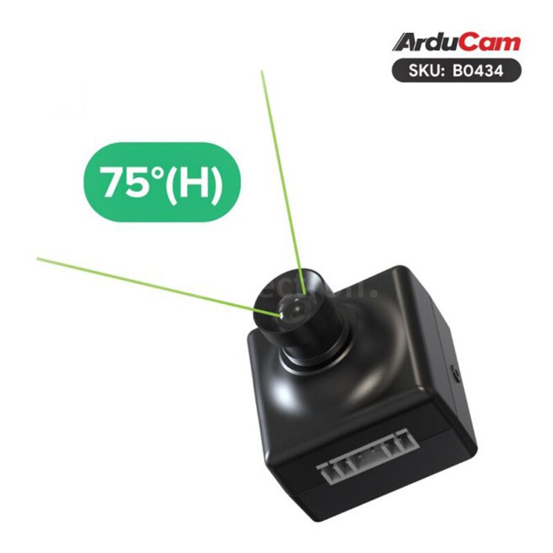 Arducam B0434 Mega 3MP SPI Camera Module with M12 Lens for Any Microc
