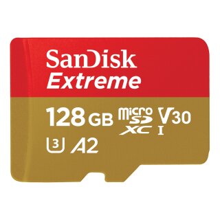 SanDisk SDSQXAA-128G-GN6MA Extreme microSD Speicherkarte 128 GB (190 MB/s)