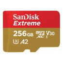 SanDisk SDSQXAV-256G-GN6MA Extreme microSD Card 256 GB...