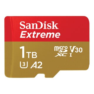 SanDisk SDSQXAV-1T00-GN6MA Extreme microSD Speicherkarte 1 TB (190 MB/s)