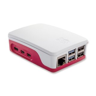 Offizielles Raspberry Pi 5 Gehuse rot/wei