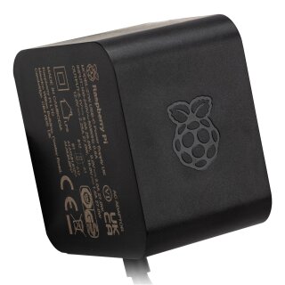 Offizielles Raspberry Pi 27W USB-C Netzteil schwarz US