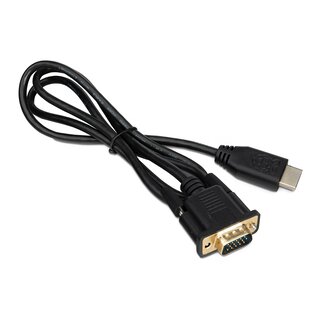 Offizielles Raspberry Pi HDMI zu VGA Kabel schwarz 1m