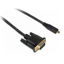 Official Raspberry Pi micro-HDMI to VGA Cable Black 1m