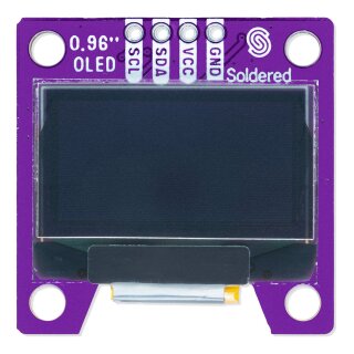 Soldered 333099 Bildschirm OLED I2C Weiß 0.96" SSD1306