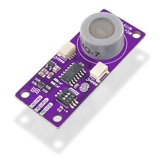 Soldered 333121 CO sensor MQ7 breakout with easyC