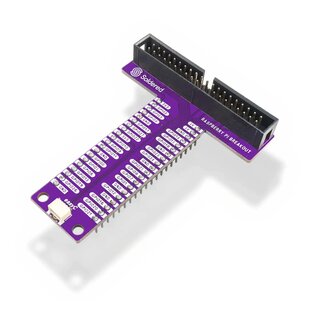 Soldered 333135 Raspberry Pi breadboard breakout + cable