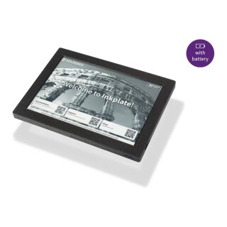 Soldered 333247 Inkplate 10 - 9.7" e-paper board with enclosure and battery