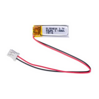Soldered 333275 Li-ion battery 40mAh 3.7V