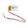 Soldered 333276 Li-ion battery 100mAh 3.7V