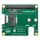 Pineboards TM1S HatDrive! Top NVMe HAT für Raspberry...