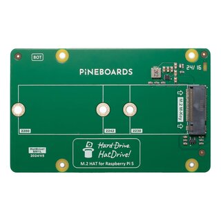 Pineberry Pi BM1L HatDrive! Bottom NVMe Adapter for Raspberry Pi 5