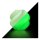 Bambu Lab PLA Glow Filament on Spool 15500 Green