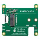 Pineboards TM1S-LT HatDrive! Top Lite NVMe HAT for...