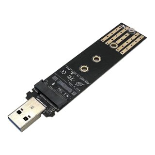 M.2 NVMe/SATA SSD Adapter USB 3.2