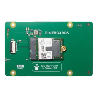 Pineboards BAI1L-TPU Hat AI! Coral TPU Bundle for Raspberry Pi 5