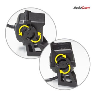 Arducam B0448 2MP IMX291 Low Light 120° Wide Angle USB Camera Module with Waterproof Metal Case for Windows