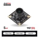 Arducam B0454 5MP OV5648 USB Camera Module with Wide Angle M12 Lens and Single Microphone for Windows