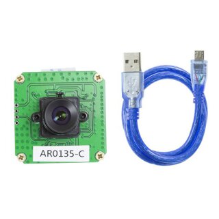 Arducam EK005 1.2MP Global Shutter USB Camera Evaluation Kit - CMOS AR0135 1/3-Inch Color Camera Module with USB2 Camera Shield